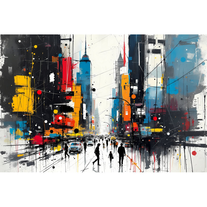 Street Rhythm, 32" H x 48" W