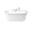 29.33 " W Freestanding Acrylic Bathtub