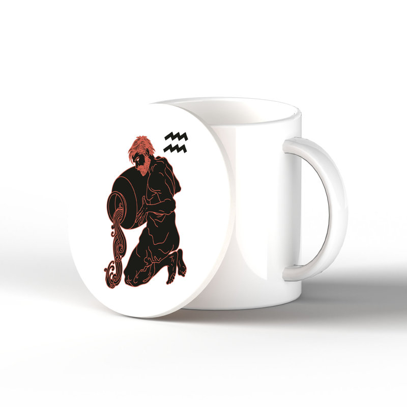 Kana Ceramic Round 1 Piece Coaster