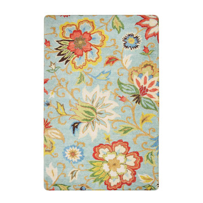 Tapis rétro lavable à la machine Garbrand