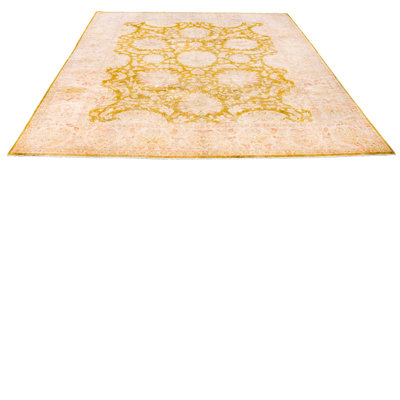One-of-a-Kind 9'1'' X 11'8'' 1990s Wool Area Rug in