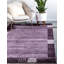 Tapis violet à motif géométrique Desdemona-40282979