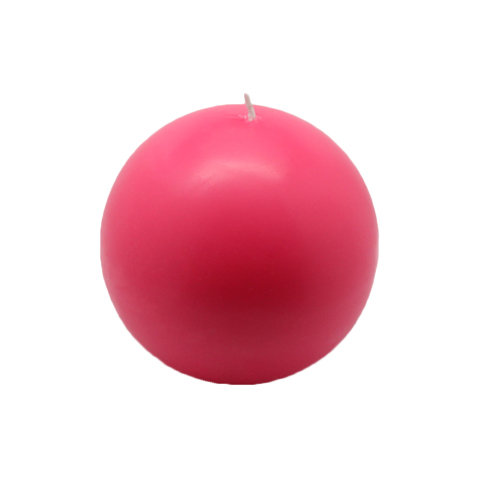 Ball Candle, Pink, 3" Diameter, Set of 36