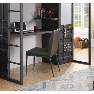 ACME Cargo Chair, Gunmetal Finish 37959