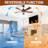 52" 5-Solid Blade Ceiling Fan Light With Remote Control And Silent Dc Motor-551556688