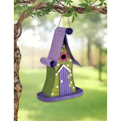 Slak 12.5 in. H x 9.5 in. W x 6 in. D Hanging Birdhouse