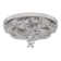 Jooyoung 8 - Light 19.68“ LED Flower Tiered Chandelier with Crystal Accent Variable Light
