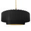 Luminaire suspendu tambour en céramique et en métal 1 lumière Gela-225933787-220279311-220279323