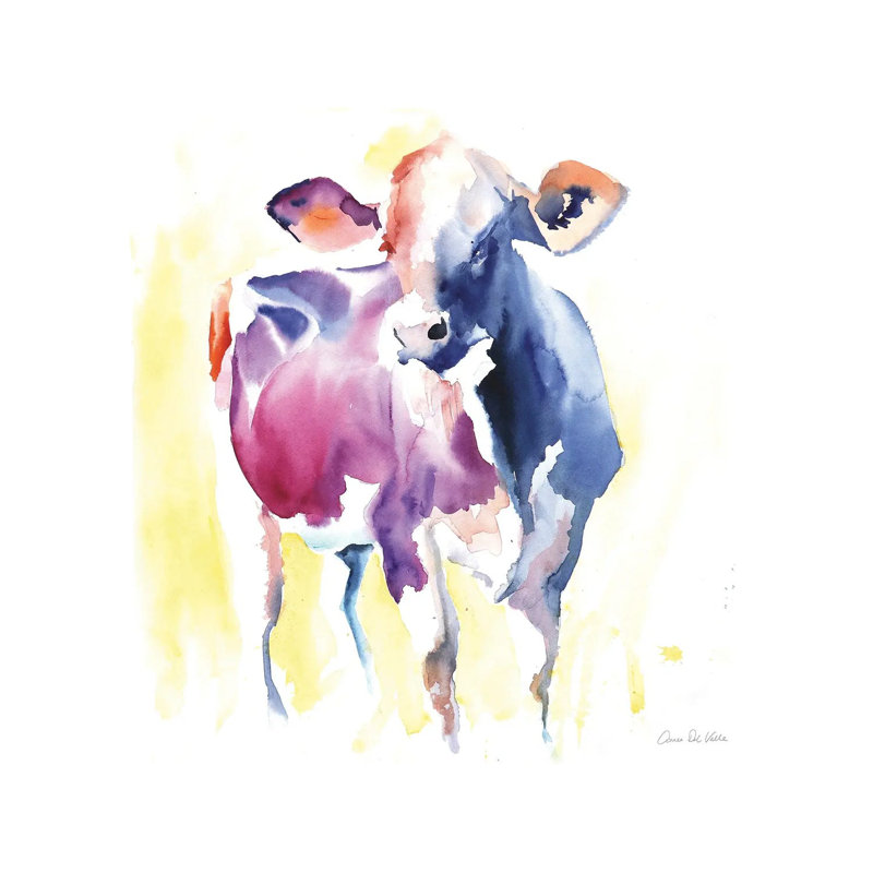 Holstein III by Aimee Del Valle - Wrapped Canvas Print, 30.48 cm H x 30.48 cm W x 1.91 cm D