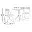 Ensemble repas pliable en plastique 3 pièces Farrah-1039128903