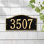 Rolling Hills 1-Line Wall Address Plaque-468404944-468404948