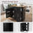 Calvinlee Solid Wood Top Kitchen Cart-282291285