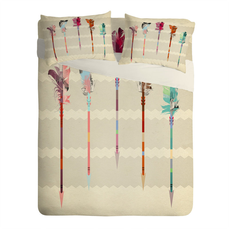 Iveta Abolina Feathered Arrows Pillowcase, King
