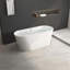 Baignoire autoportante 67 po en acrylique, baignoire autoportante, drain chromé Toe-Tap, certifié Cupc-110885649