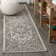 Nate Boho Medallion Textured Weave Gray/Black Indoor/Outdoor Rug