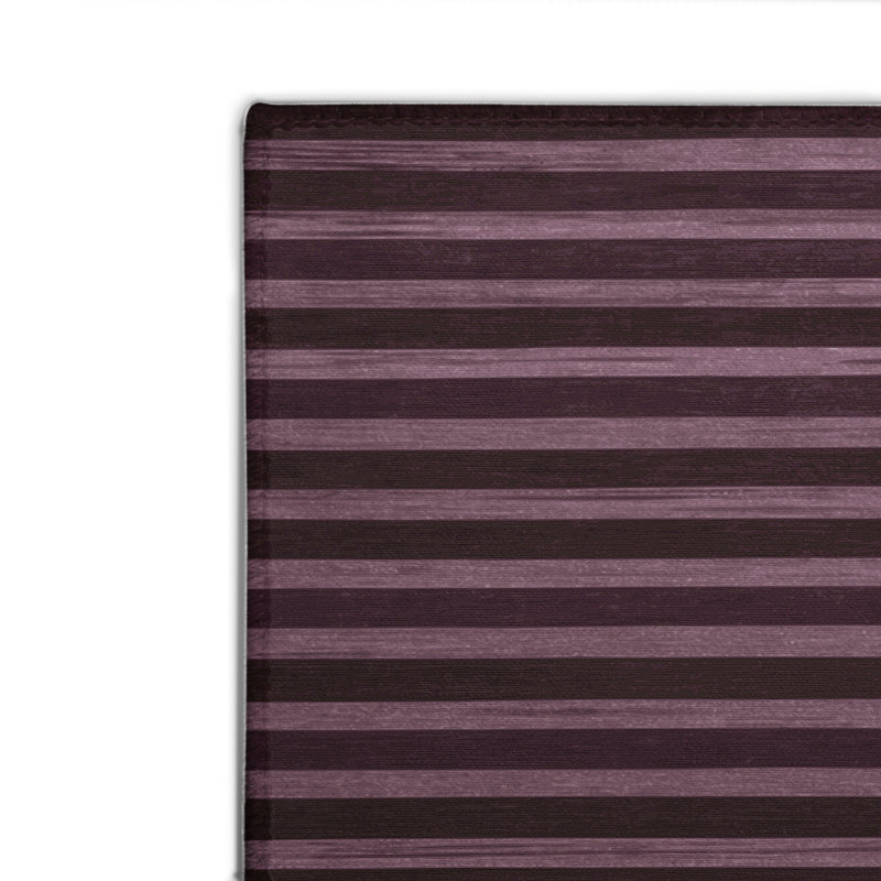 Tapis intérieur / extérieur brun HorizontalStripes, Rectangulaire 2 pi x 3 pi