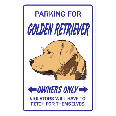 Plaque Golden Retriever
