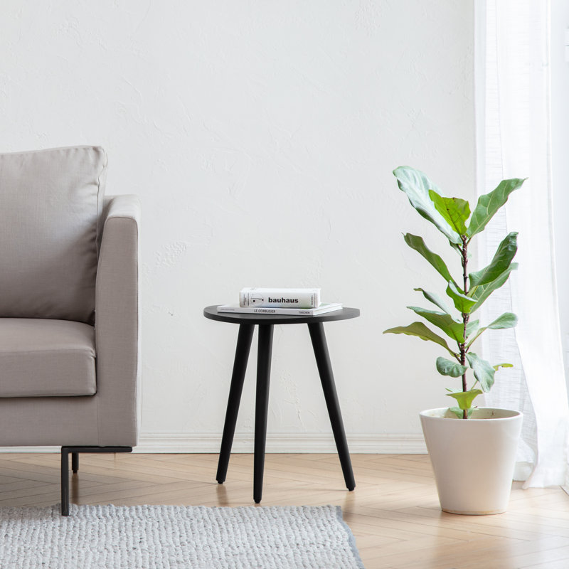 Table de bout Baird, Noir, H 18 po x l 16 po x P 16 po