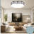 20" Led Flush Mount Ceiling Light, Flower Shape Ceiling Light-1964161389