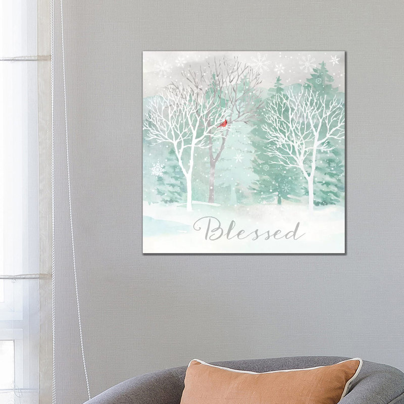 Peace On Earth Silver II by Cynthia Coulter - Wrapped Canvas Print, 66.04 cm H x 66.04 cm W