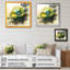 Green Blooming Flower II - peinture sur toile-481100192-481100195