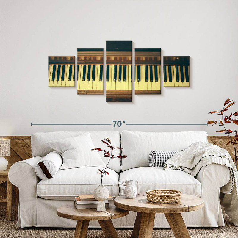 Piano classique, H 24 po x l 55 po