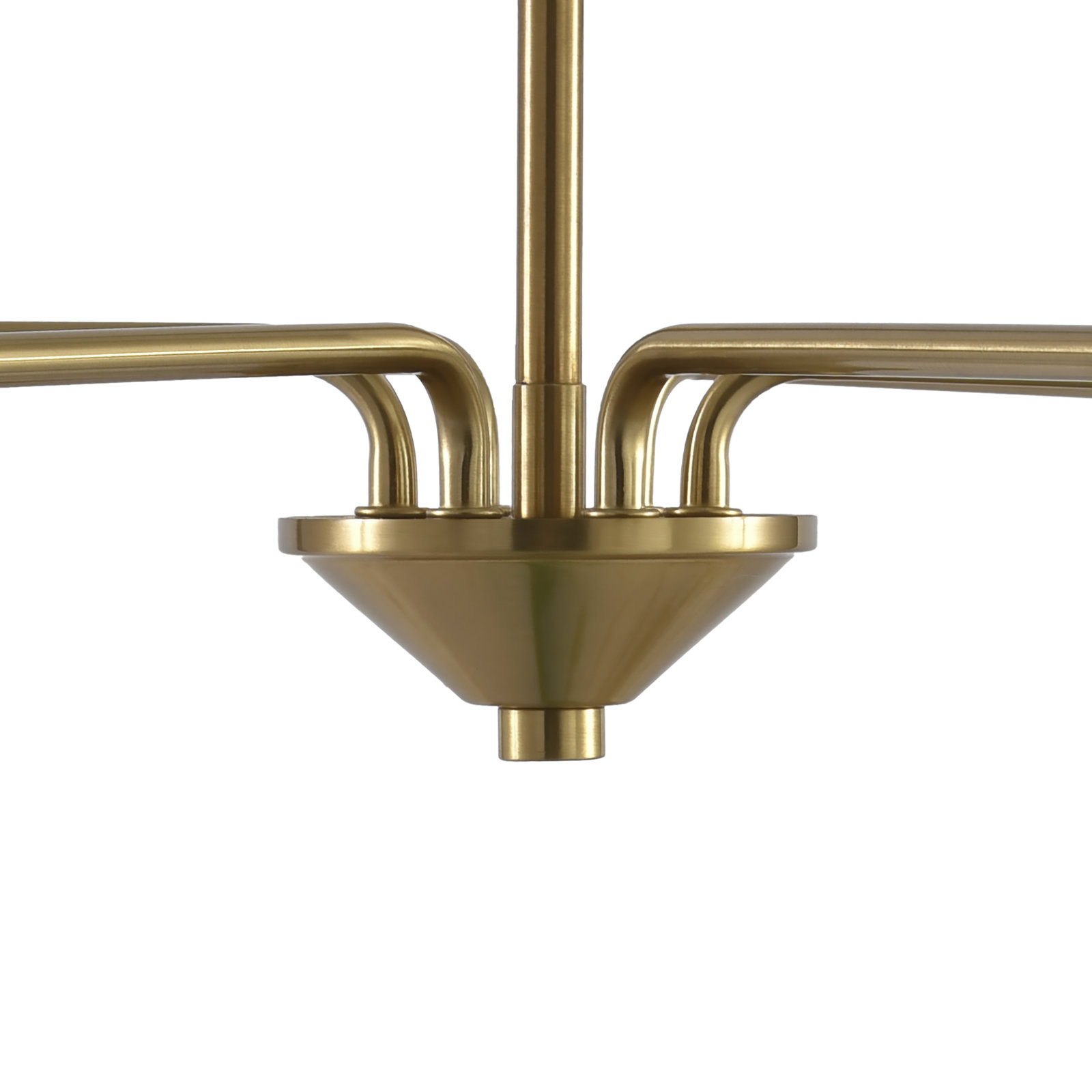 6-Light Chandelier, Rose Gold