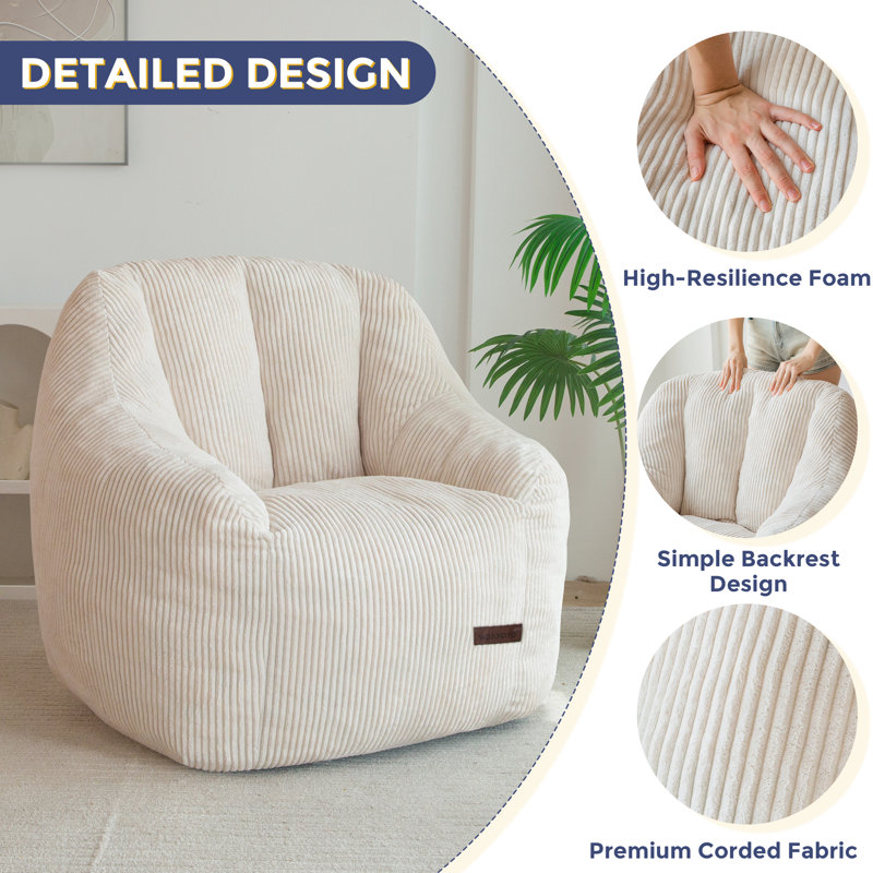 Fauteuil à billes Fauteuil à billes Comfy, Beige