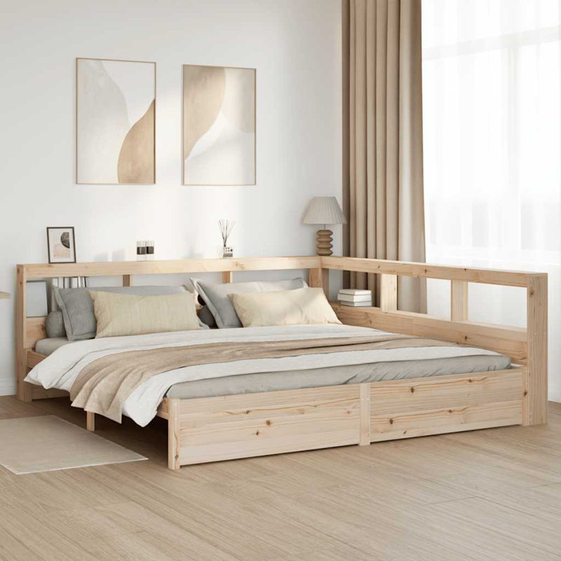 3-10 Solid Wood Bed,  185.5cm x 205.5cm