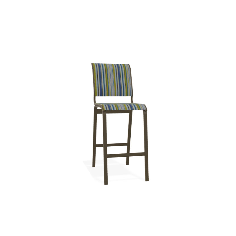 Tabouret de bar 29,5 po Holna, Bois de plage texturé, Littoral
