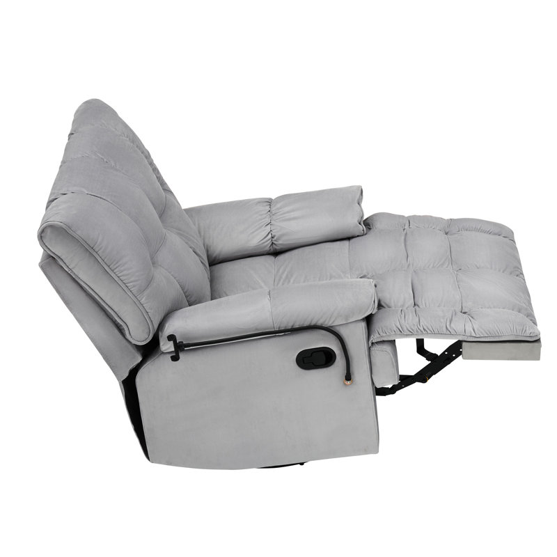 Comfy Gray 1 Chair , Detachable Tray For Easy Use, Adjustable To 150 Degrees, Fits Small Spaces Comfortable Single With Armrest Entertaining, Degrees , Sponge Filled, Solid Wood And Wood-Based Panel
