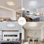 62cm 4-Light Square LED Ceiling Light