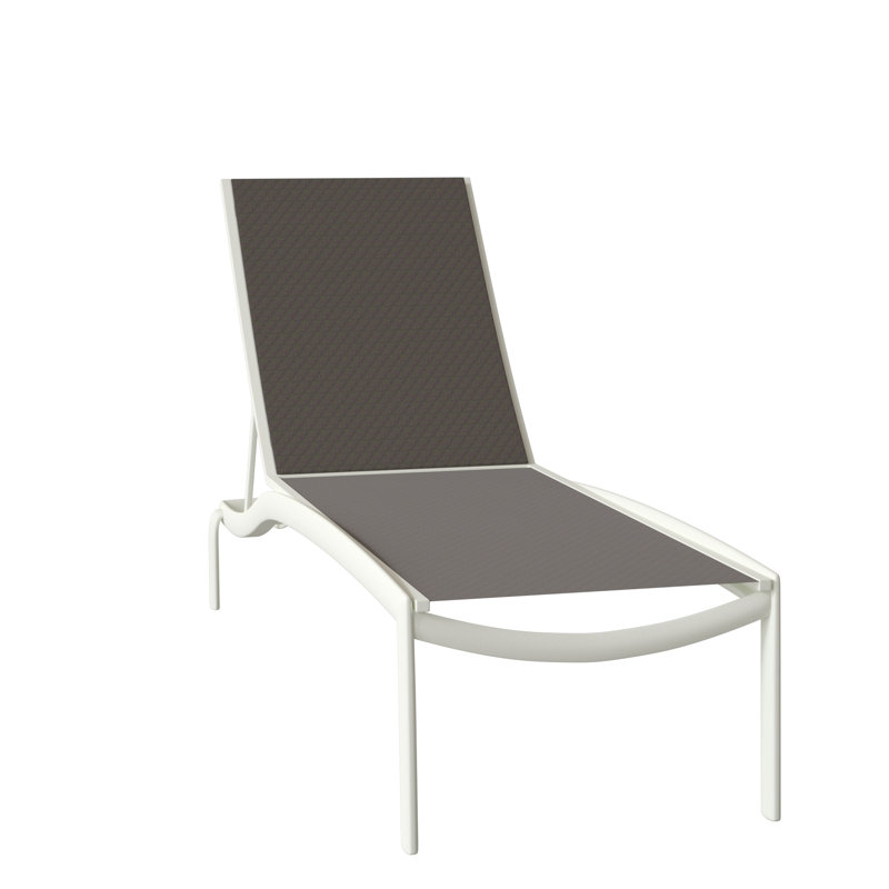 Kor Outdoor Chaise Lounge, Shell, Rincon
