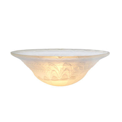 Abat-jour d'intérieur en verre 20 po