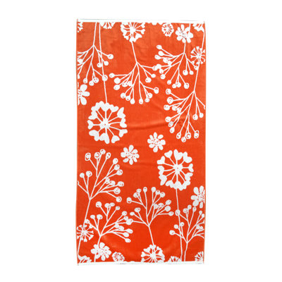 Serviette de plage florale