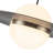 Nial 10-in Gray/Gold Dimmable LED Pendant