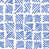China Blue on White