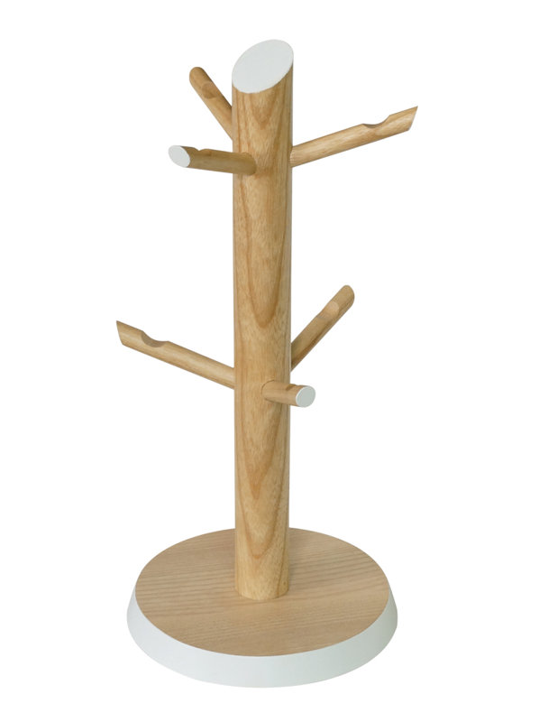 Franklin Square Wood Mug Tree