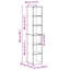 Aimi 80cm H x 30cm W Bookcase-724579714