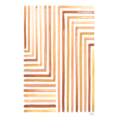 «Desert Sunset III SP» par Laura Marshall - impression sur toile tendue