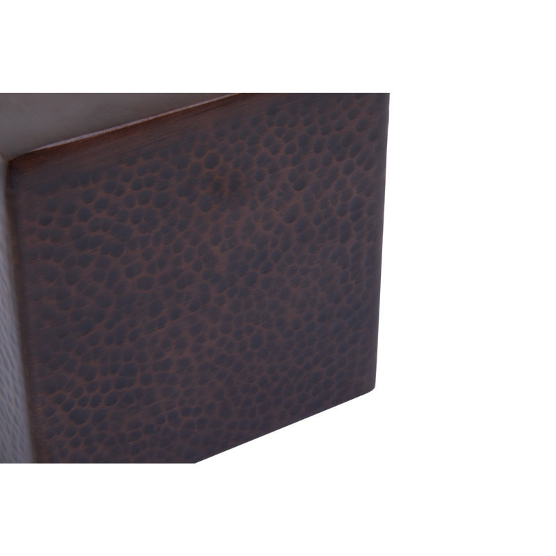 Strout Tissue Box Cover, Dark Bronze