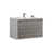 Blanc brillant / gris