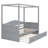 Twin Size Canopy Day Bed With Twin Size Trundle-870153458