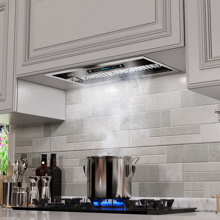 Desktop Range Hood, Portable Range Hood with 2 Speed Exhaust Fan,  Adjustable Hanging Mini Extractor Hood With Strong Suction And Low Noise  Filtering