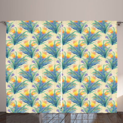 Semi Sheer Curtain Pair