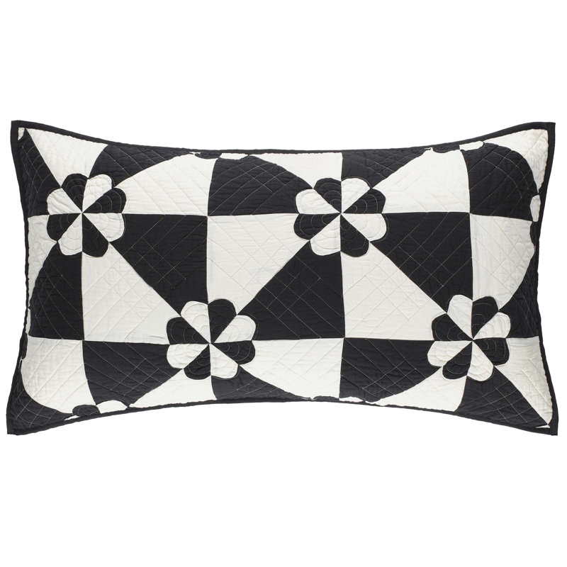 Sunny Side Quilted Sham, King, Blue
