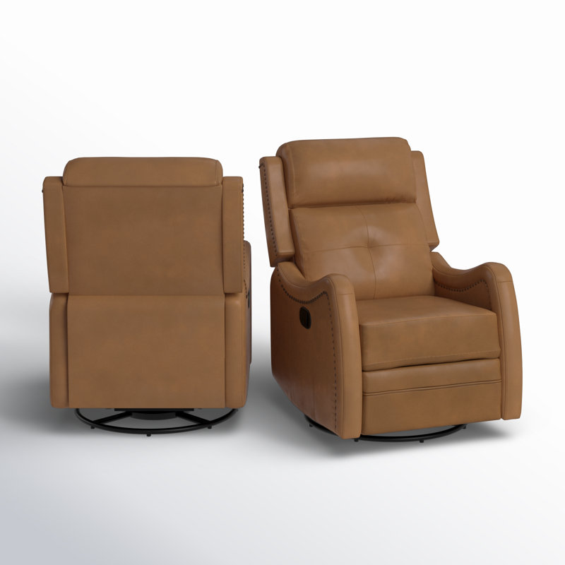 Ensemble de 2 fauteuils inclinables et pivotants Amaty, Chameau