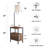 Gorbold 2 Drawers End Table Floor Lamp with Charging Board-620189489
