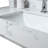 Myhomekeepers 26.83'' White Stone Rectangular Bathroom Sink