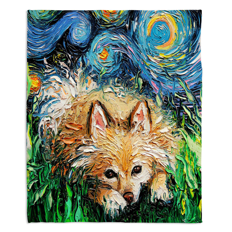 Hand Woven Throw Blanket, 51" x 60"